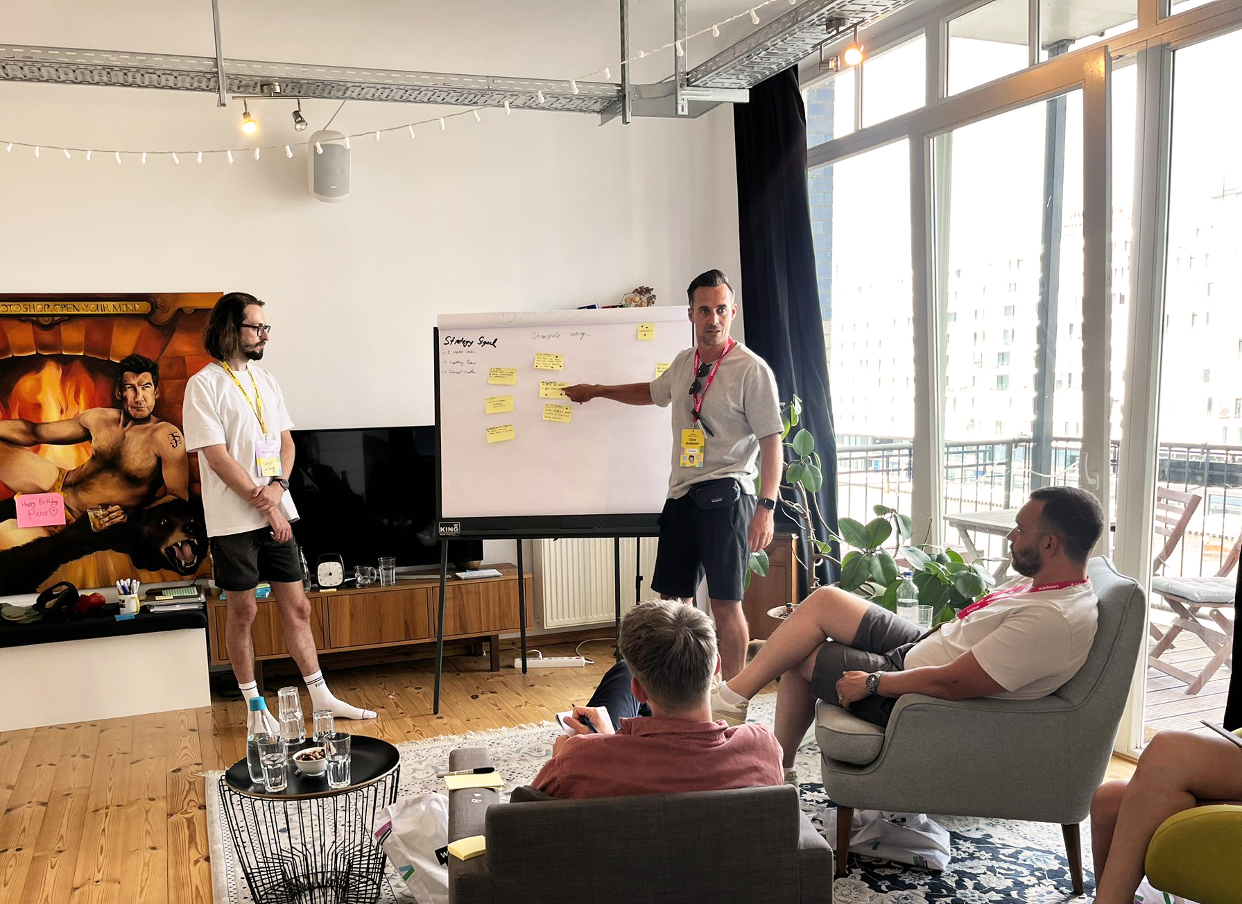 Chris Bradshaw presenting to a workshop audience